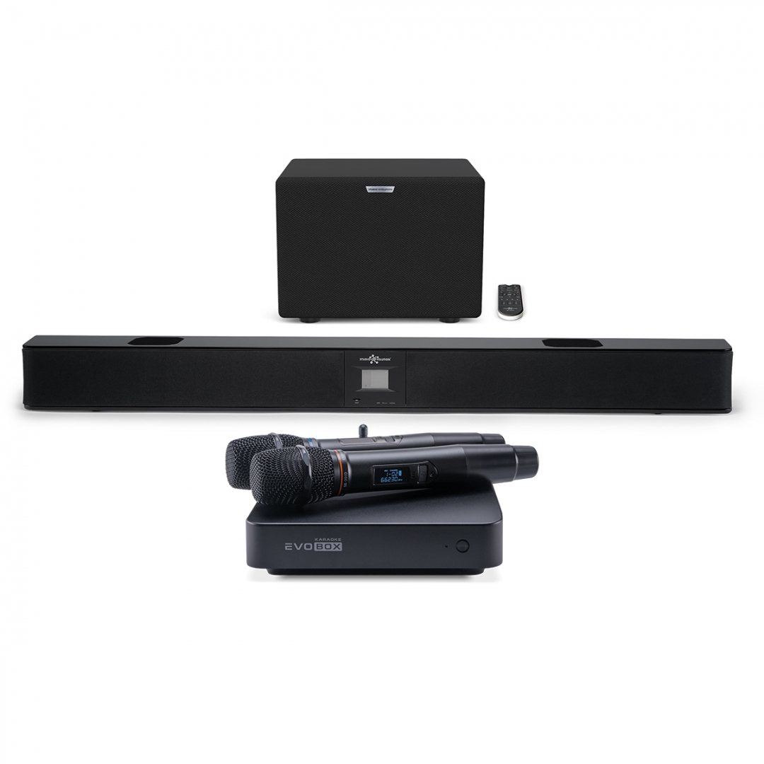 караоке-комплект EVOBOX Plus + EvoSound Bar (саундбар с караоке) в Месягутово