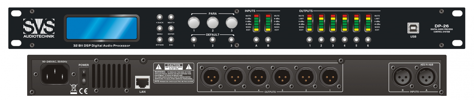 SVS Audiotechnik DP-26 Цифровой процессор: 2 входа 6 выходов в Месягутово
