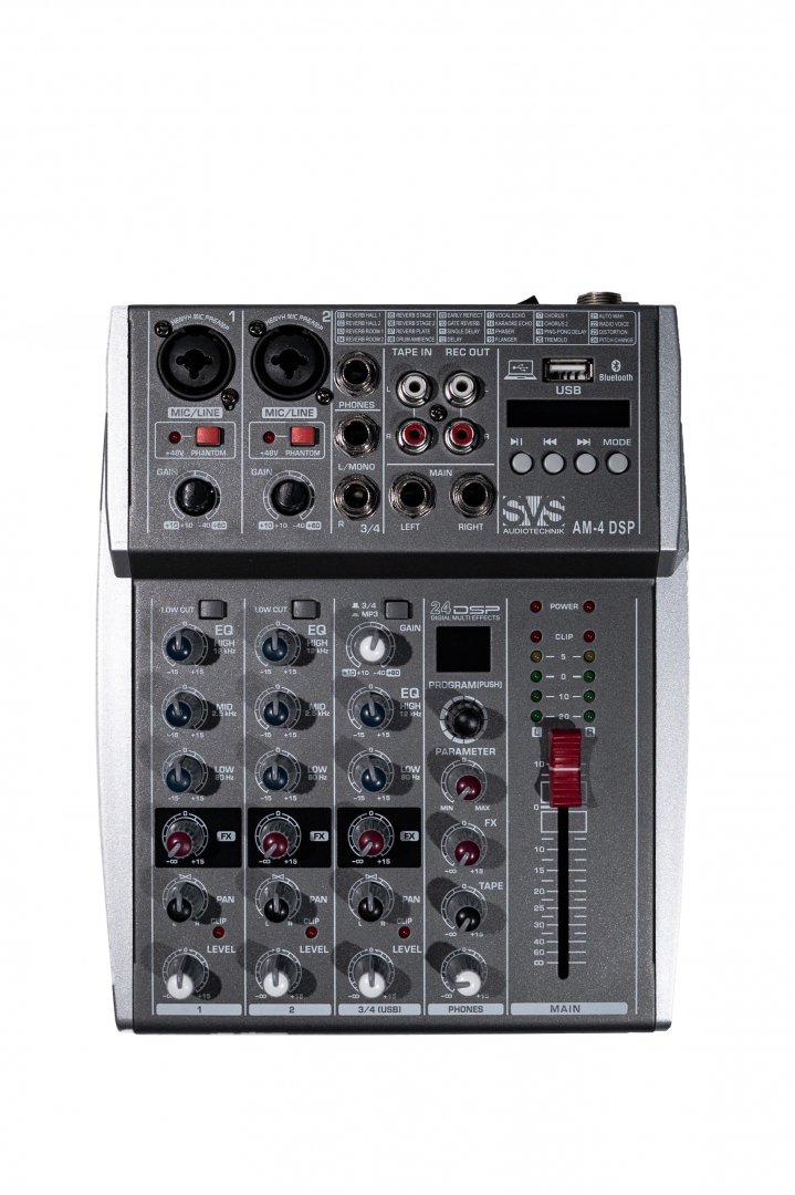 SVS Audiotechnik mixers AM-4 DSP Аналоговый микшерный пульт, 4-канала в Месягутово