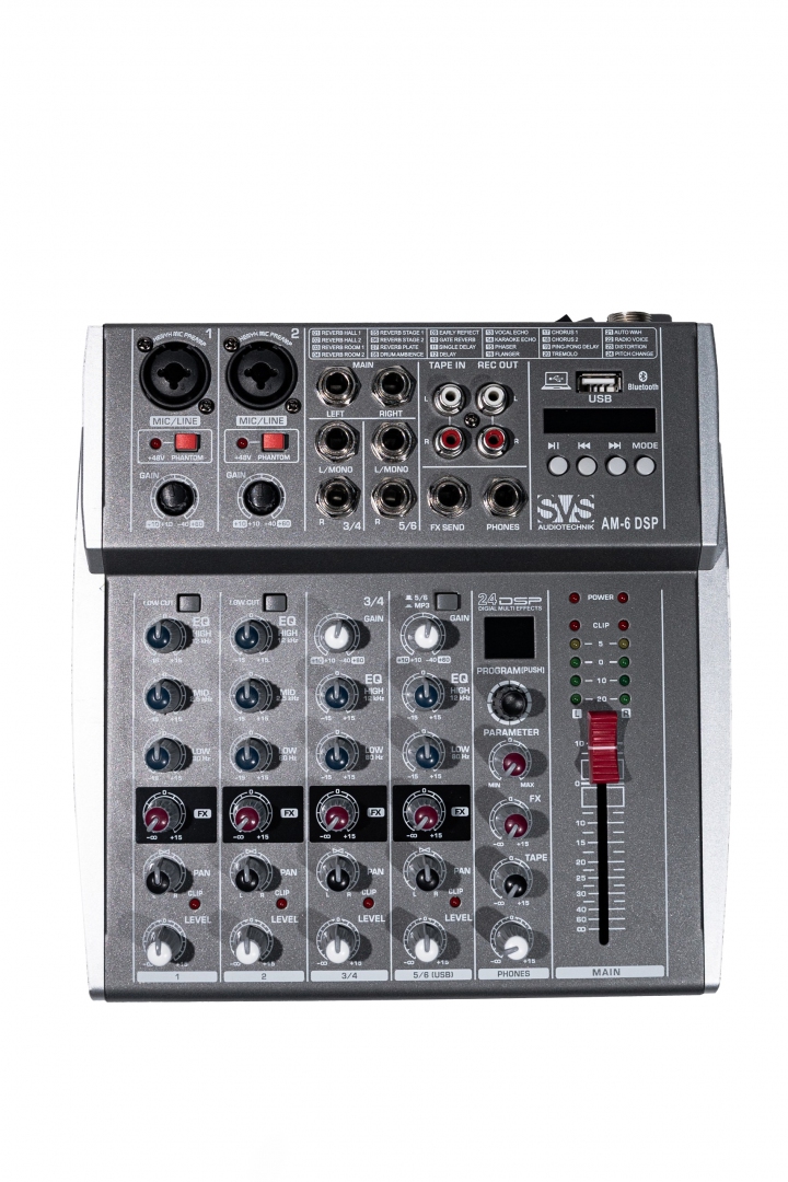SVS Audiotechnik mixers AM-6 DSP Микшерный пульт аналоговый, 6-канальный SVS Audiotechnik mixers в Месягутово