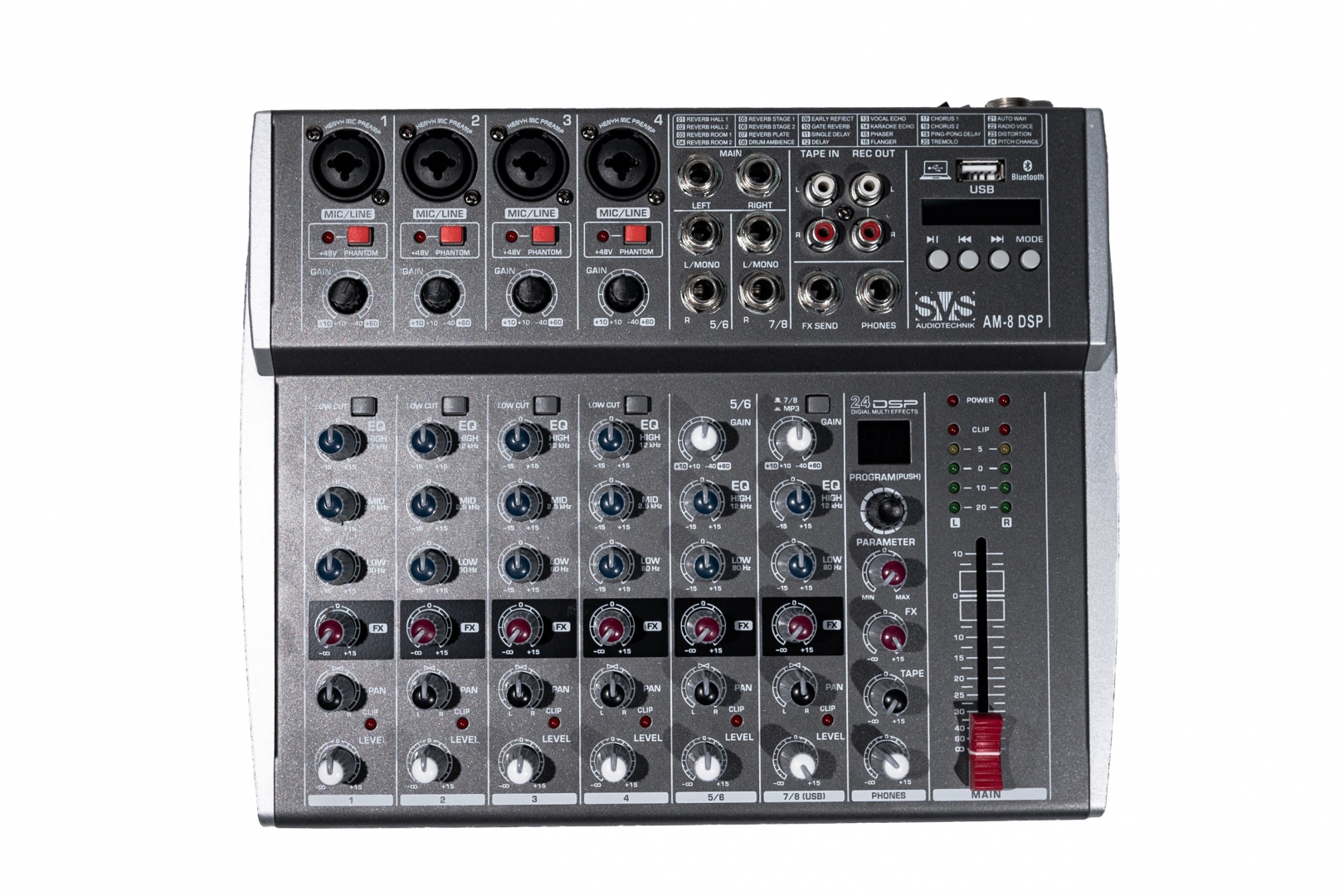 SVS Audiotechnik mixers AM-8 DSP Микшерный пульт аналоговый, 8-канальный в Месягутово